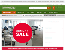 Tablet Screenshot of nationalofficefurnituresupplies.co.uk